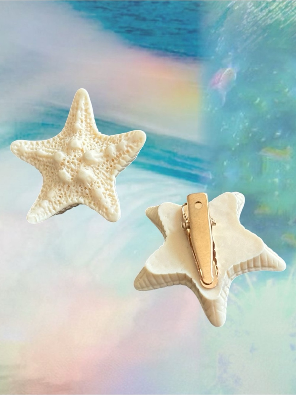 Starfish Summer Hair clips